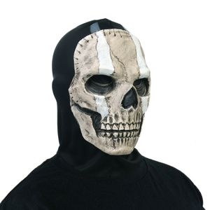 Masques de fête MWII Ghost Mask COD Cosplay Airsoft Tactical Skull Full Mask 230616