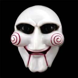 Feestmaskers Nieuwe collectie Halloween Party Cosplay Saw Puppet Mask Maskeradekostuum Billy Jigsaw Props Maskers Feestelijke sfeerbenodigdheden Q231007