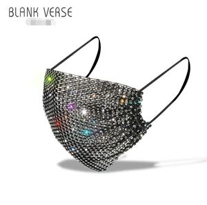 Party Gezichtsmasker met Boor Zomer Flash European en American Color Trend Rhinestone Maskers