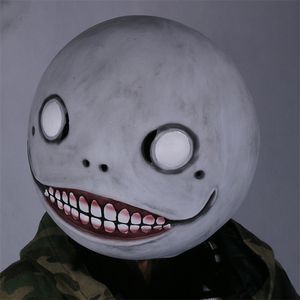 Máscaras de fiesta NieR Automata Emil Hombres Mujeres Halloween Navidad Fiesta de Navidad Horror Cosplay Máscara de cara completa 220901