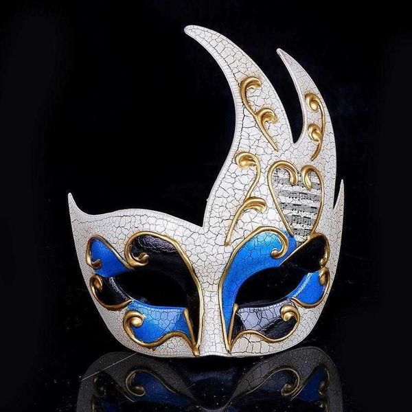 Máscaras de fiesta Máscaras de fiesta Hombres Sexo Damas Bola de mascarada Máscara de ojo veneciana Carnaval negro Disfraces Decoración de disfraces 230225 Z230630