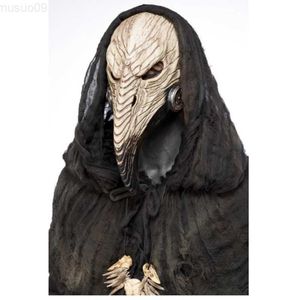 Party Maskers Plague Doctor Halloween Masker Anime Vogel Maskers Steampunk Kostuum Rekwisieten Latex Punk Cosplay Maskers Snavel Volwassen Halloween Evenement Feest L230803