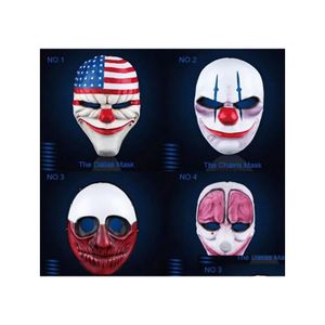 Feestmaskers PVC Halloween -masker enge clown betaaldag 2 voor maskerade cosplay vreselijke drop levering home tuin feestelijke benodigdheden dhsme