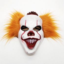 Máscaras de fiesta Película de miedo Máscara de plástico duro Peluca Disfraz Payaso DC The Dark Knight Cosplay Horror Joker Prop Halloween 230818