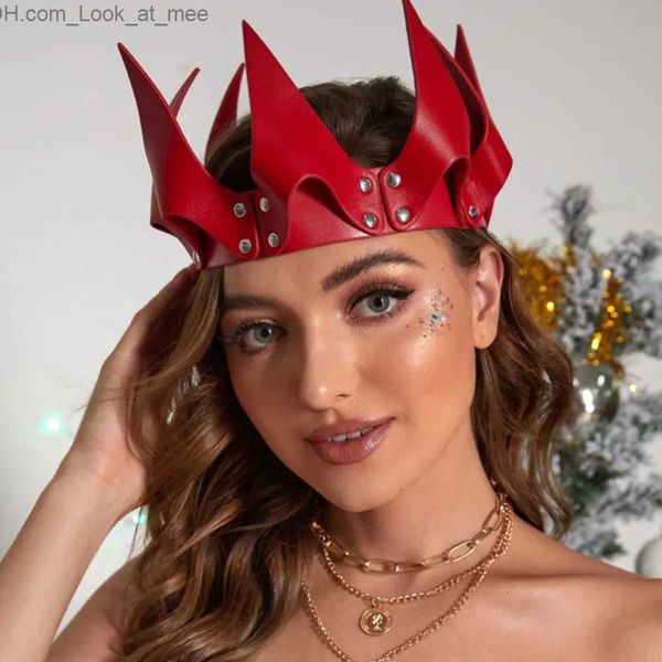 Masques de fête Masque en cuir sexy femme fétiche masque adulte Halloween accessoire Saint Valentin fête mascarade masque animal noir réutilisable Q231009