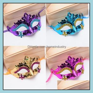 Feestmaskers sexy mannen dames kostuum prom masker venetian mardi gras dance maskerade ball halloween fancy jurk vt1150 drop levering 202 dhaju