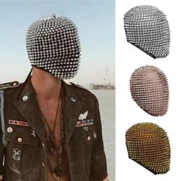 Máscaras de fiesta Spike Studded Forma Látex Cara completa Scary Casco Cosplay Durian Head Rave Party Movie Mask Props 231208