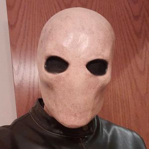 Party Masks Terror Slim Mask Cospaly Creeless Faceless Man Alien Skull Latex Casque Halloween Carnival Costume Props Q240508