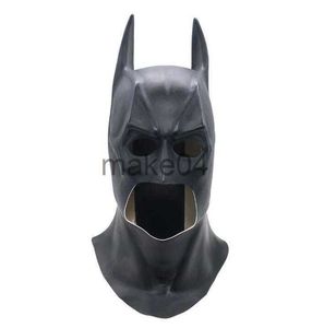 Máscaras de fiesta The Bat Máscara de superhéroe Cosplay Bruce Wayne Máscaras de látex Carnaval de Halloween Fiesta de disfraces Accesorios de disfraces Anime Hero Mask J230807