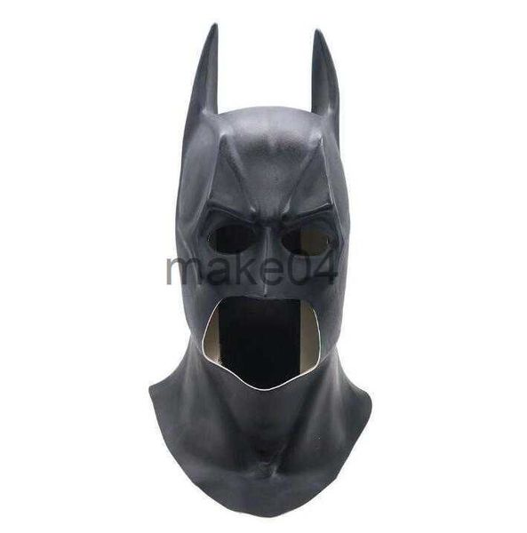 Masques de fête Le masque de super-héros chauve-souris Cosplay Bruce Wayne Masques en latex Halloween Carnaval Mascarade Costume de fête Props Anime Hero Mask J230807