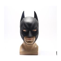 Party Maskeert de Dark Knight Bruce Wayne Joker Cosplay Bats 11 Reductie Fl Gezichthelm Soft PVC Latex Mask Halloween Props 220715 Dr Dhflr