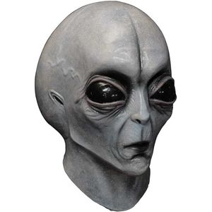 Feestmaskers UFO Space Props Helmet maskers Halloween rollenspel buitenaardse latex hoofden grappige horror party kostuums Q240508