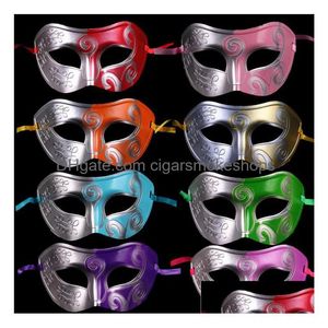 Party Maskers Uni Retro Maskerade Masker Mardi Gras Kostuum Accessoires Mannen En Vrouwen Venezuela Jazz Romeinse Nachtclub Drop Delivery Thuis Ga Dho2G