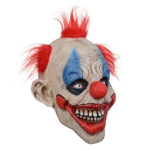 Party Masks Unisexe Retro effrayant Clown Halloween Mask Cosplay Latex Clown pour tête Masque complet Horrible Clown Casque pour Masquerade R7RF 230812
