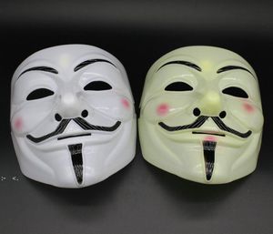 Masques de fête V pour Vendetta Masques Anonyme Guy Fawkes Déguisement Costume Adulte Accessoire Plastique Parti Cosplay Masques RRB11122