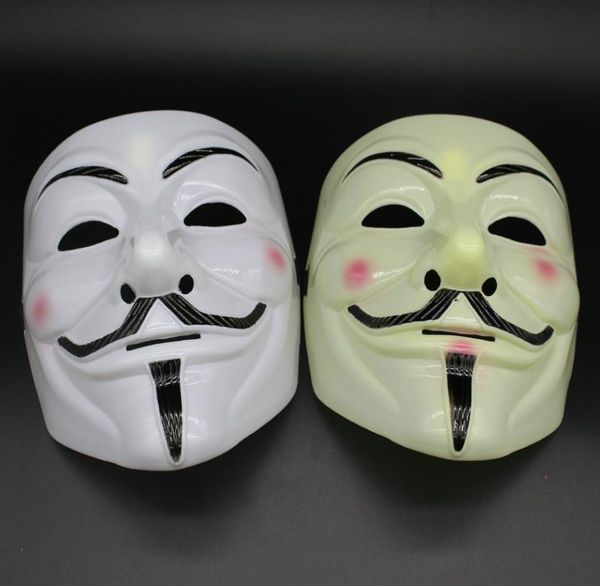 Party Masks V pour Vendetta Masks Anonymous Guy Fawkes déguisement adultes Costume accessoire Cosplay Masques pour Halloween Party4847467
