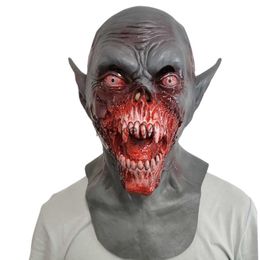 Partij Maskers Vampier Masker Eng Dracula Monster Halloween Kostuum Partij Horror Demon Zombie Cosplay Props Nieuwigheid Kostuum Partij Latex Masker J230807