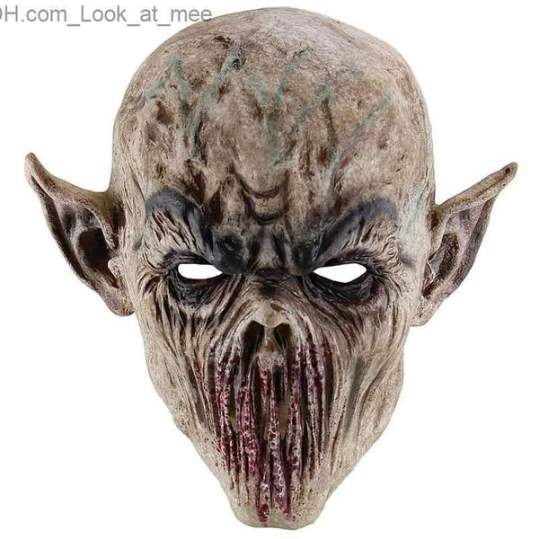 Masques de fête Masque de vampire Effrayant Zombie Monstre Halloween Costume Cosplay Party Horreur Démon Décorations Accessoires Q231007