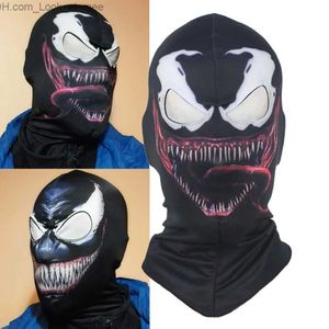 Party Maskers Venom Bivakmuts Masker Cosplay Outdoor Superheld Motorfietsen Rijden Schedel Gezicht Shield Halloween Party Kostuum Rekwisieten Q231007