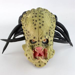 Party Masks vs Predator Latex Headdear Halloween Horror Mask Dress Up Ball Performance Props 220920