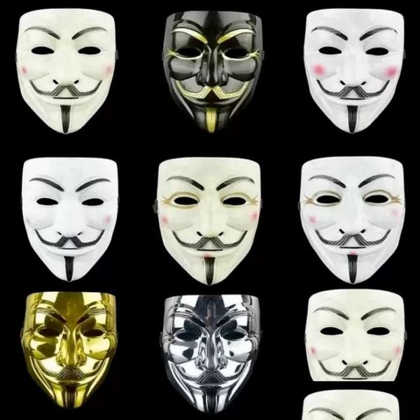 Masques De Fête En Gros Cosplay Halloween Pour Vendetta Masque Anonyme Guy Fawkes Fantaisie Adt Fy3 916 Drop Delivery Home Garden Festive Su Dh2Vw