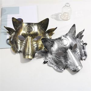 Masques de fête Forme de loup Masque Halloween Décoration Party Cosplay Props Masques 230614