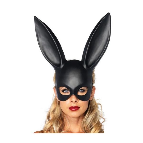 Masques De Fête Femme Fille Sexy Oreilles De Lapin Masque Mignon Long Earss Bondage Masques Halloween Mascarade Cosplay Costume Props Drop Delivery Dhtbh