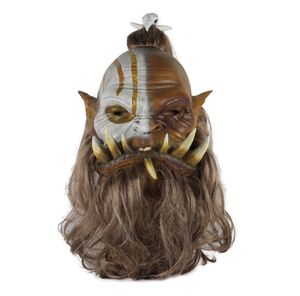 Máscaras de fiesta World of Mask Ogrim Doomhammer Latex Cosplay Halloween 230821