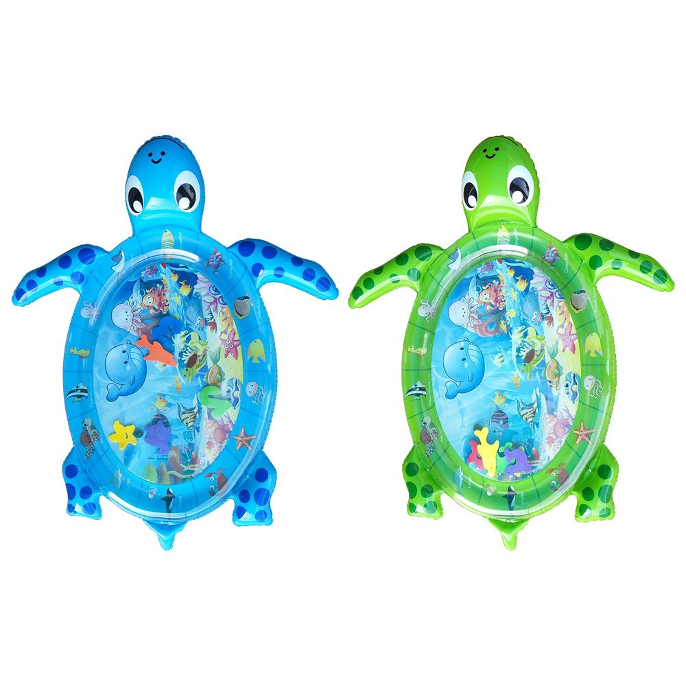 Party Play Mat Beach Swimming Pool Toys Play Center Inflatable Water Mat Turtle Baby Patted Pad Infant Crawling Carpet