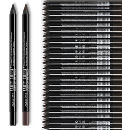 Party Queen Brand Eye-liner étanche à crayon imperméable Eyeliner de couleur brun noir étanche durable.