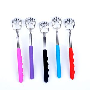 Beer klauw skelet hand terug scratcher huis praktische handige roestvrij verstelbare pen clip scratchers telescopische pocket krassende massage kit