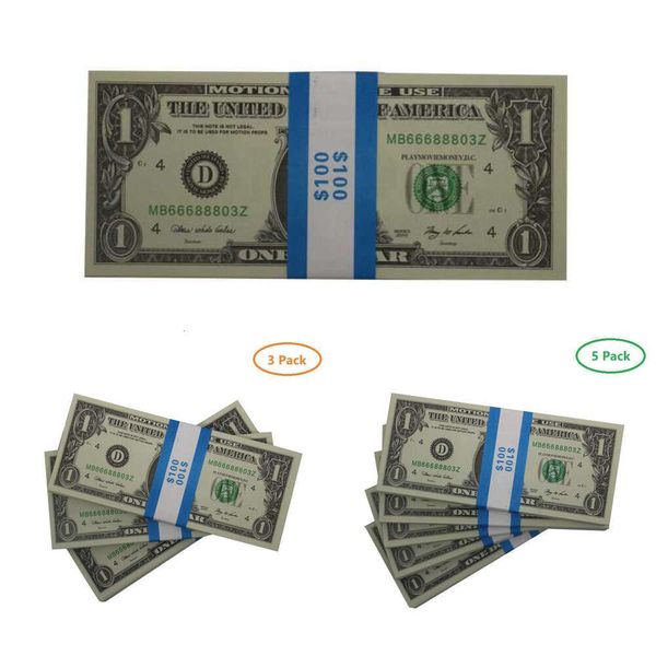Réplica de fiesta de EE. UU. Dinero falso para niños, juguetes o juegos familiares, copia en papel de billetes, paquete de 100 piezas, práctica de conteo, accesorios de película, 20 dólares, completo P2612 5VSTKB3YMEU0V