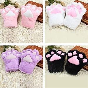 Fête sexy la femme de chambre Cat Mother Cats Claw Gants Cosplay Accessoires Anime Costume Glants en peluche