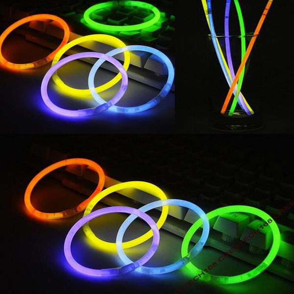 Nouveauté éclairage bâtons de fête bâtons lumineux Bracelet colliers néon fête LED clignotant bâtons lumineux baguette nouveauté jouet charme cadeaux