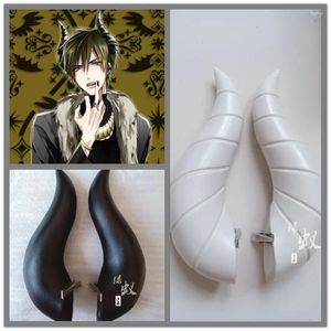 Feestartikelen 1 Paar Anime Tsukipro Alive Soara Cosplay Hoorns Hoofd Clip Hoofddeksels Overlord Albedo Props Halloween