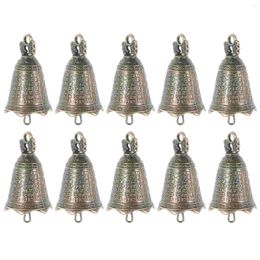 Feestartikelen 10 stuks Dragon Bell Accessoires Windgong Kleine Vintage Charm Home Decor DIY Hangers Metalen kleine belletjes
