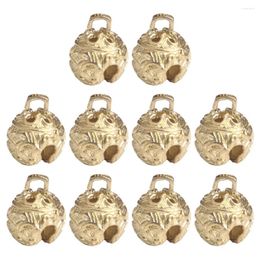 Party fournit 10 pcs Small Brass Bell Tiny Bells Decorative Rustic for Crafts Pendant Vintage