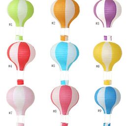 Feestartikelen 100 stks Regenboog Lantaarn Luchtballon Papier Lantaarns Kids Verjaardag Bruiloft Decor Multi Colors 10/12 / 16inch SN2482