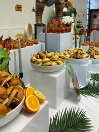 Suministros de fiesta 10 piezas 10 piezas brillantes buffet buffet bande