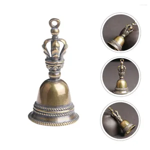 Party Supplies 2 PCS Bell Keychain Doorbell Brass Vintage Ornament Pendants Diy Bells Decor