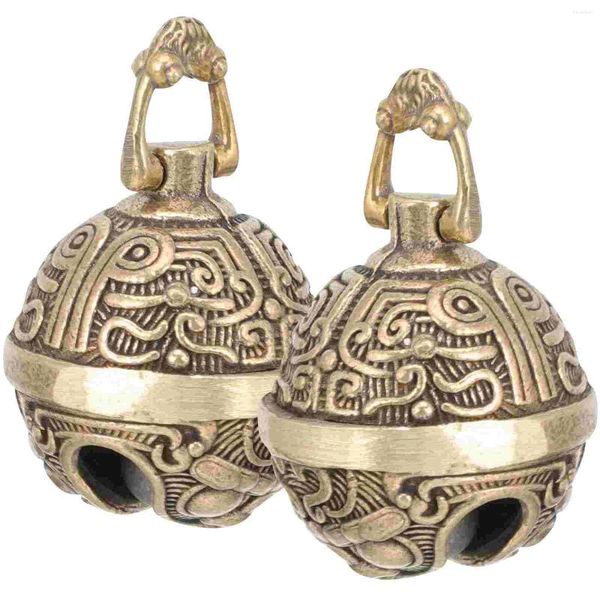 Fourniture de fête 2 PCS porteurs de clés pour le motif de la maison Courante de trait suspension Pendant les pendentifs métalliques Charmes ménage