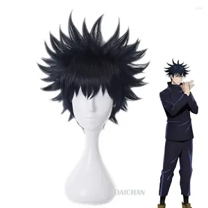 Party Supplies 20241anime Jujutsu Kaisen Cosplay Wig Megumi Fushiguro synthétique Halloween Christmas Role Play
