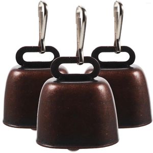 Party Supplies 3 Sets The Bell Loud Loud Bronze Outdoor Anti-Moste Pet Cow Cow Bells for Pets Dog Collar Ornamenten Accessoires