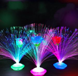 Fournitures de fête 3 styles LED jouets lumineux festival bâtons optiques lampes à fibres lampe décorative réglable lumière jouet lumineux décor festif SN3221