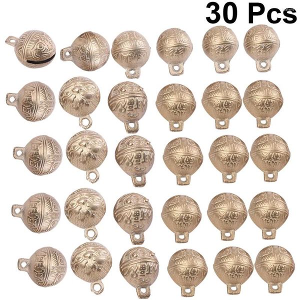 Party Supplies 30 PCS DIY Small Bells Wind Chime Retro Decro Decor Animal Copper Accessoires Jingle Vintage