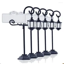 Party Supplies 5 PCS Streetlight Shape Wedding Reception Place Card Holder Number Name Table Menu Picture Po Clip Stand Wi