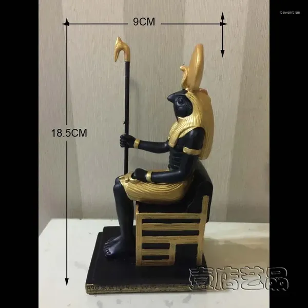 Party Supplies 5 Style Ancient Egypt Dieu Isis Isis Goddess Statue Resin S Osiris Bennu Art Home Decoration Decoration Officier