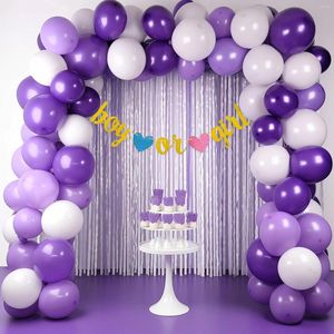 Feestartikelen 65pcs Set 16 4ft Goud Papieren Kaart Voor Verjaardag Aangepaste Banner Opknoping Wervelingen Latex Ballon Ballonnen