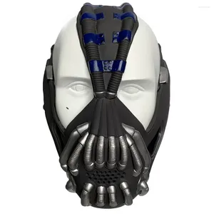 Suministros de fiesta tamaño adulto Bane máscara Cosplay el caballero oscuro casco Halloween Prop película Horror