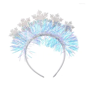 Fournitures de fête pour adultes et adolescents, bandeau en forme de flocon de neige, cerceau pour cheveux, couvre-chef de carnaval, accessoires de Costume de Cosplay de bal